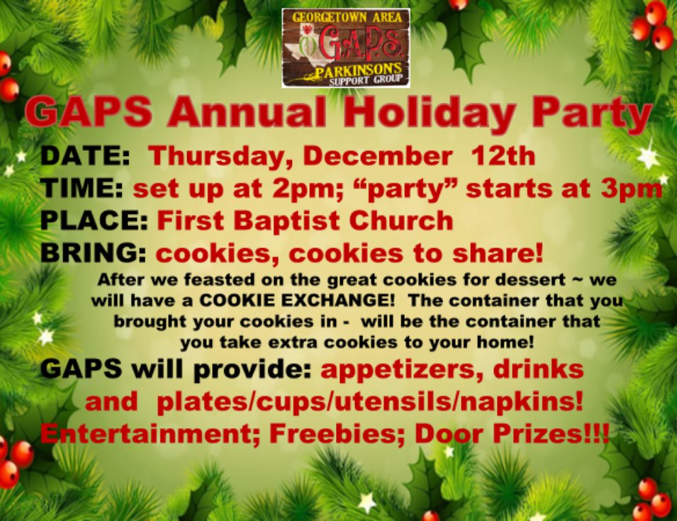 GAPS Annual Holiday Party