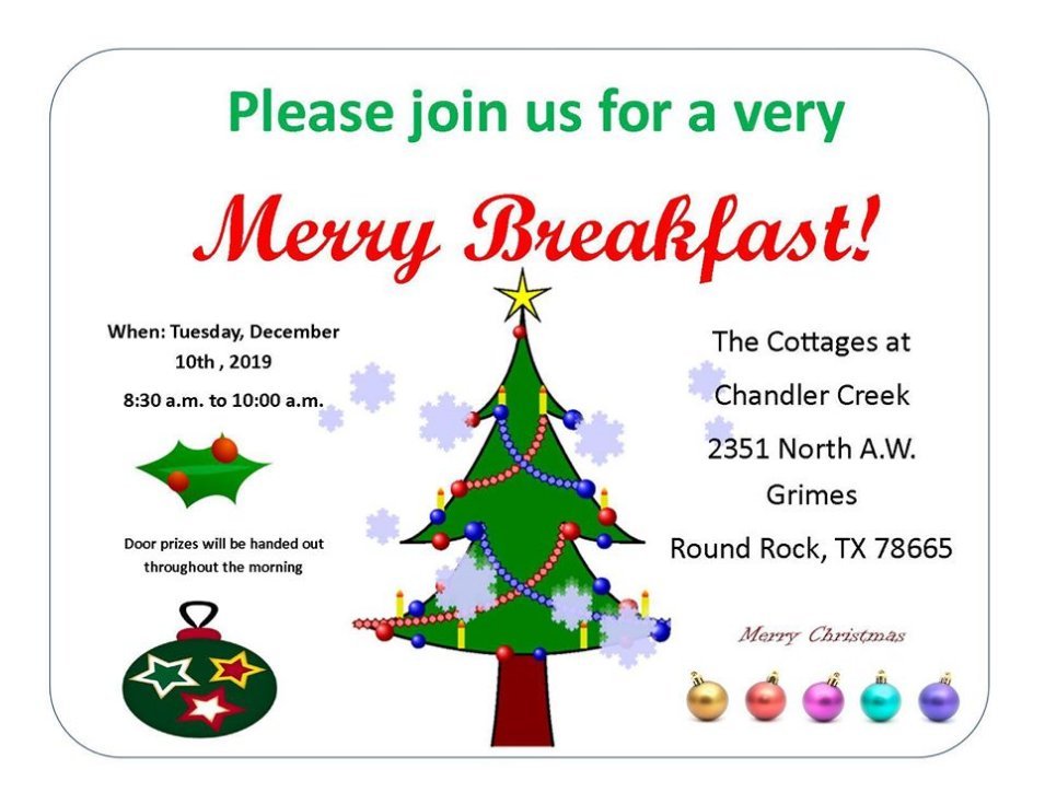 Merry Breakfast at The Cottages at Chandler Creek.png