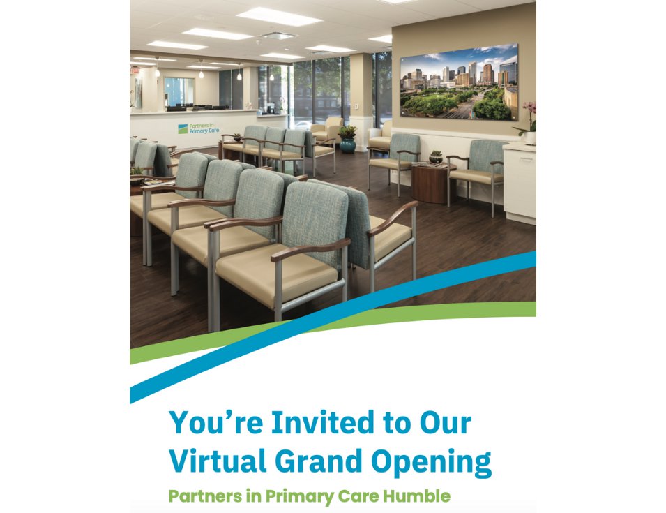 Virtual Grand Opening Partners in Primary Care Humble