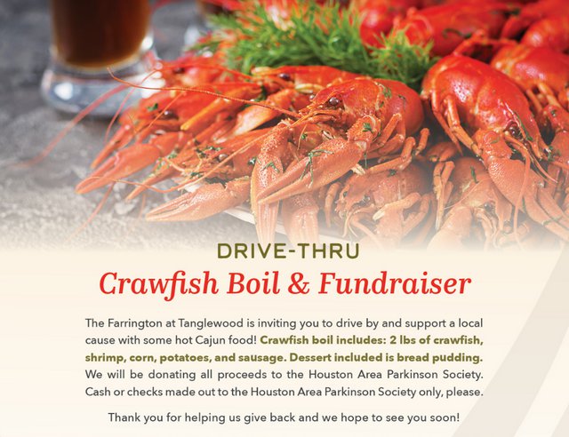 Drive-Thru Crawfish Boil &amp; Fundraiser