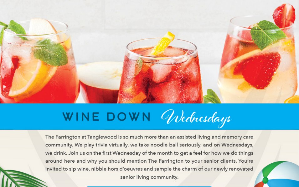 Wine Down Wednesday at The Farrington at Tanglewood